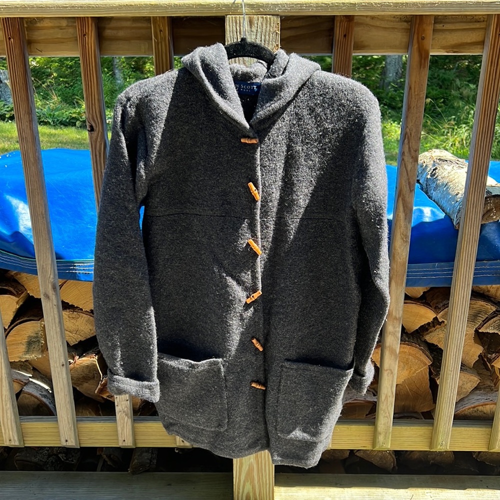 Karen Scott Pure Wool Hooded Sweater